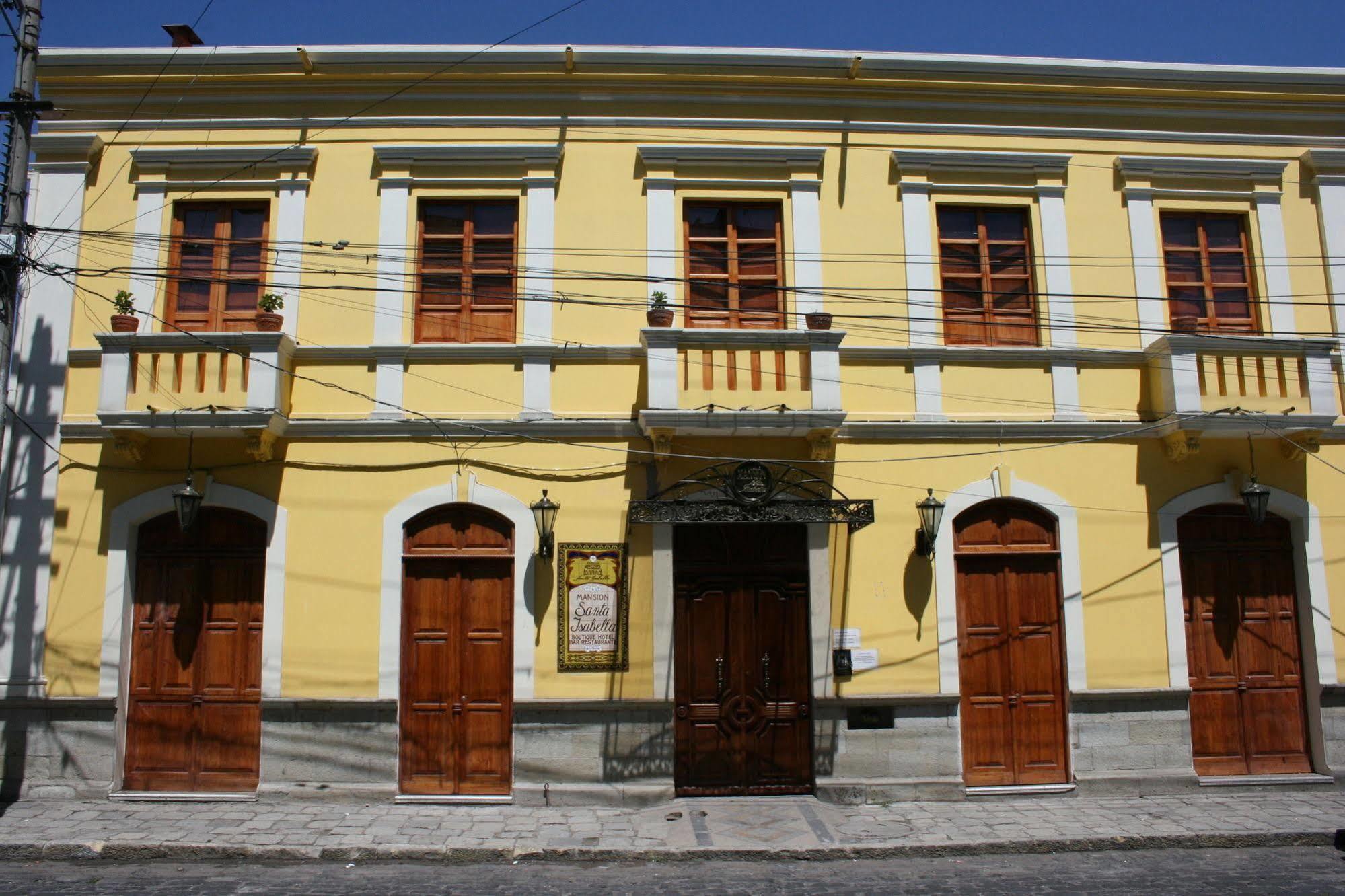 Hotel Spa Mansion Santa Isabella Riobamba Esterno foto